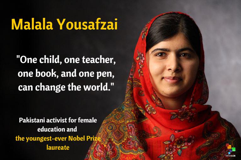 Happy 18th birthday Malala Yousafzai! 