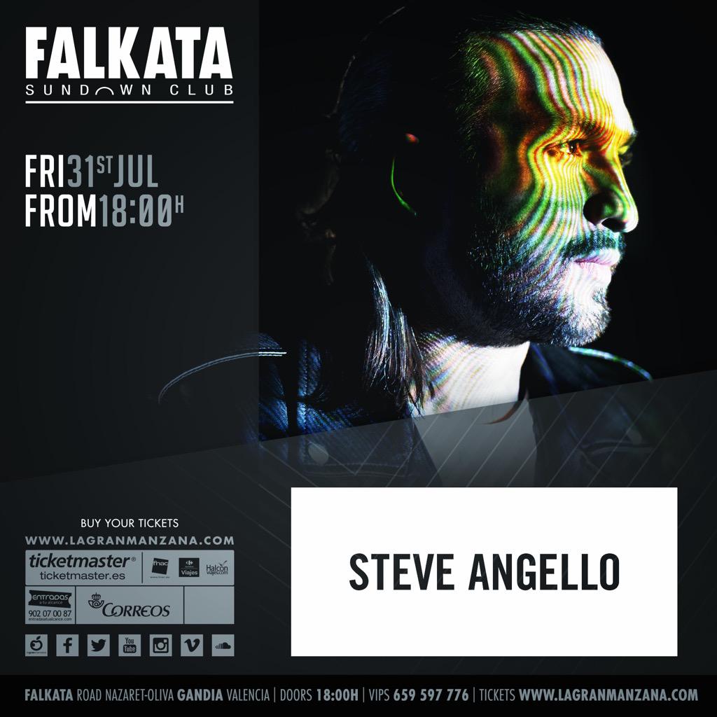 FalkataGandia's tweet photo. El 31 de Julio veras tus sueños cumplidos @SteveAngello por fin estará en @FALKATASUNDOWN @FalkataGandia 😜 http://t.co/05XweAvHLb