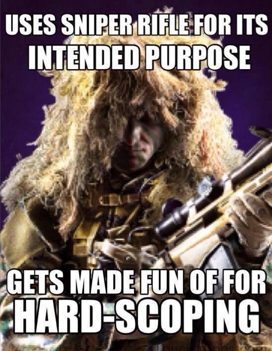 SuperTuberEddie's tweet image. Every time I snipe in CoD #CallofDutyProblems