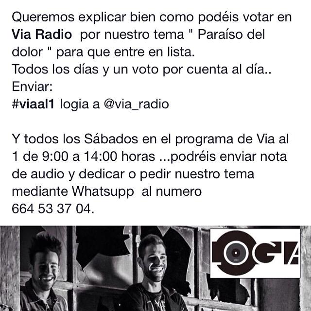 Nota importante. @CF_LOTEpanorama  <a href="/AlexuVeCF/">ALEXUVECF</a> <a href="/TriskellMgmt/">Triskell Management</a> @FansOPanorama <a href="/via_radio/">Via Radio</a>