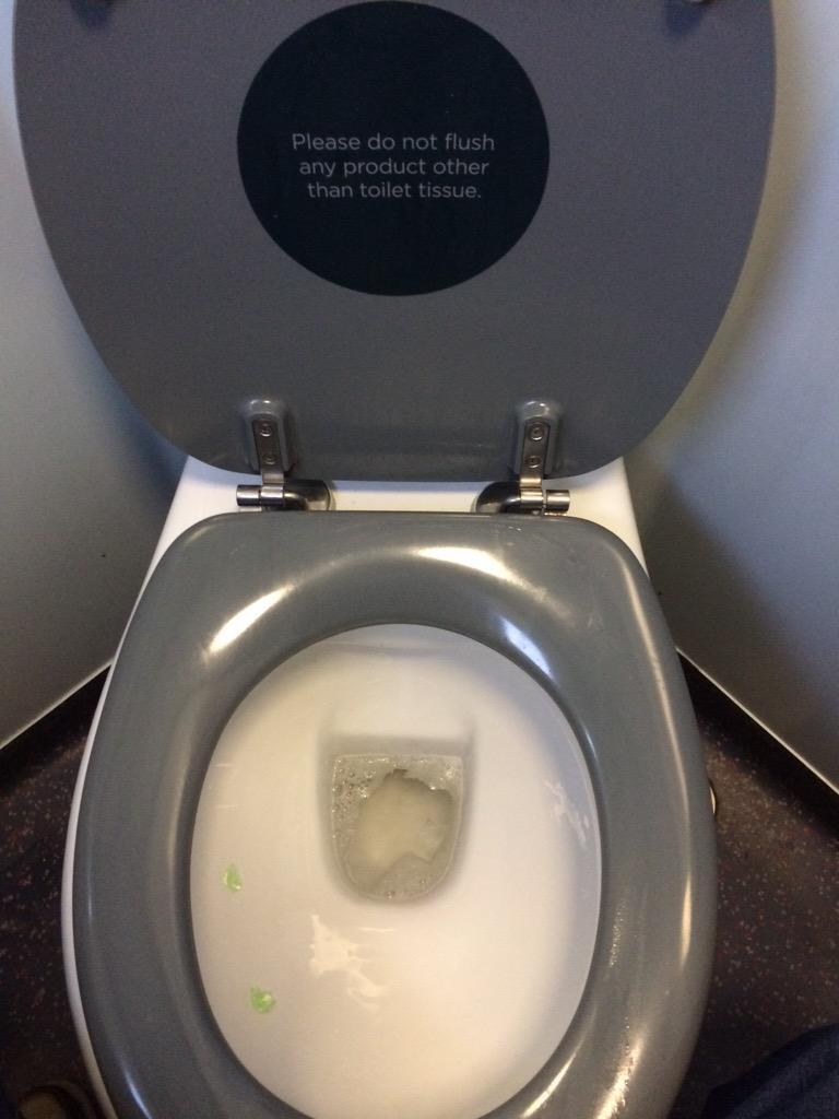 Gareth_Nadiator's tweet image. No pee or poo to be flushed on @FGW trains just toilet tissue #TrainIssues