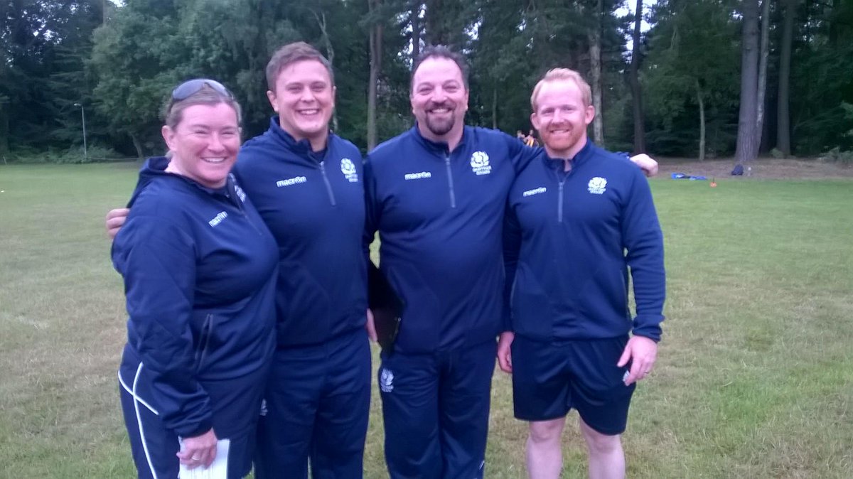 Some of our hard working and dedicated #scottishexiles coaches and support team did too! <a href="/WellingtonUK/">Wellington College</a> #AsOne