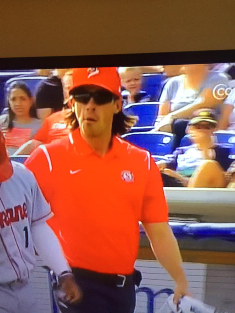 @DustinVissering getting some tv time! Rocking the long hair!! Good to see you are doing well!  #WIU