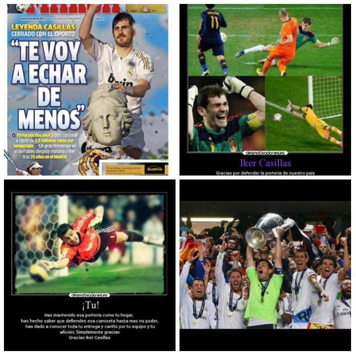 pacodm_8's tweet photo. Bueno pues se nos fue nuestro gran capitán ,en el Madrid y en la selección .Mil gracias iker @CasillasWorld #UnaVida http://t.co/K3JQlSzhSK