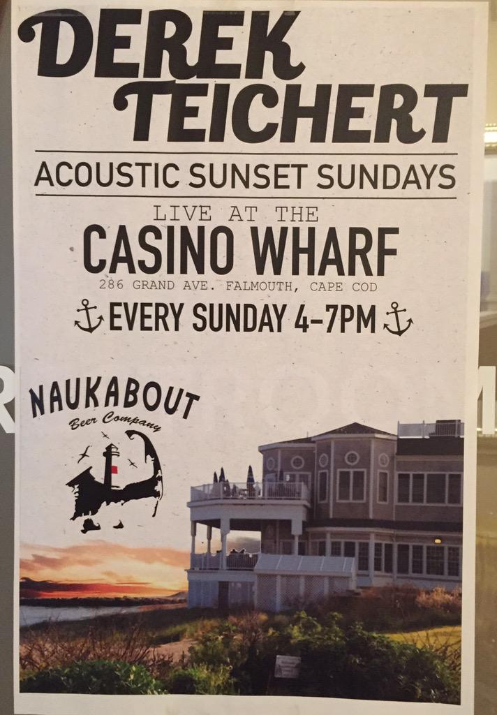 Come stop by our upper deck from 4-7 for some appetizers &amp; drinks accompanied w/ acoustic music by <a href="/dteichertmusic/">Derek Teichert</a>!