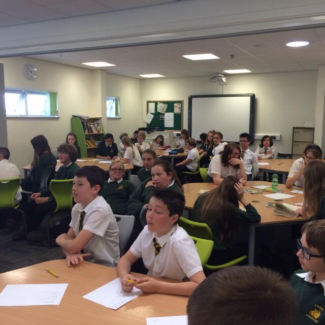 dyffrynaman's tweet photo. School pupils enjoying the #ispell competition with @UWTSD http://t.co/Vr5UX72QDv