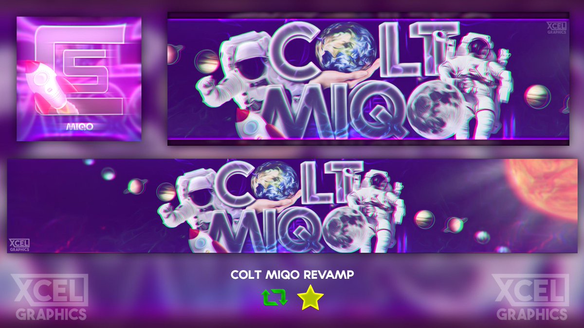 XCELGraphics's tweet image. Revamp for @MiqoGraphics, hope you like :) RT's and FAV's appreciated.