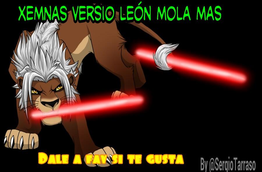 ragnarokfera's tweet image. A que en modo león todo se toma mas enserio?