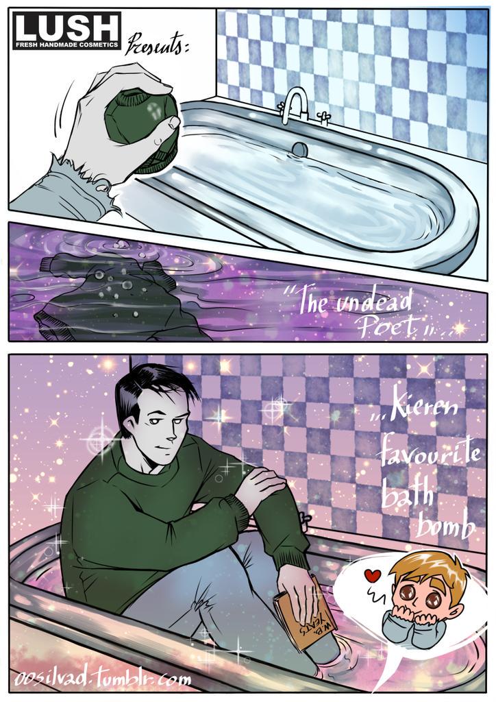 zelly_land's tweet image. Do you know about the Lush Bath Bomb Meme? I had to draw one about #InTheFlesh ♡♡♡ #InTheFleshMustRise @DomMitchell