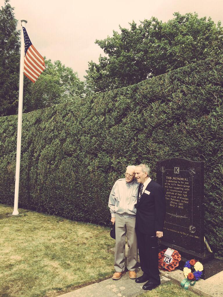 An incredible, unforgettable weekend at Rattlesden with Norman Bussel and Russ Chase of the 8th Airforce, WWII