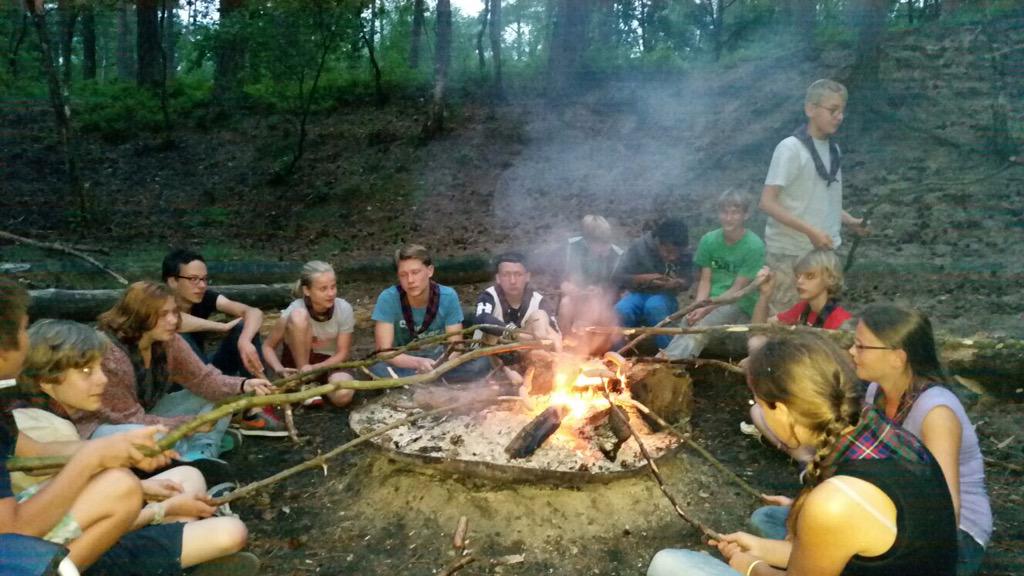 De eerste twee dagen van het #zoka15uh zitten erop. De scouts hebben vandaag een dagje beleeft met het thema #feest