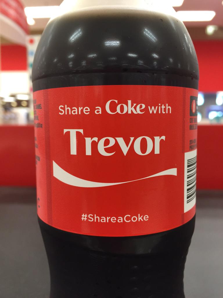 ThisIsMaryK's tweet image. Can't find my name so I'll opt to #ShareACoke w Trevor 😉😂😋 #VeryRefreshing @Trevor_Penick @CocaCola #OTownIsBack