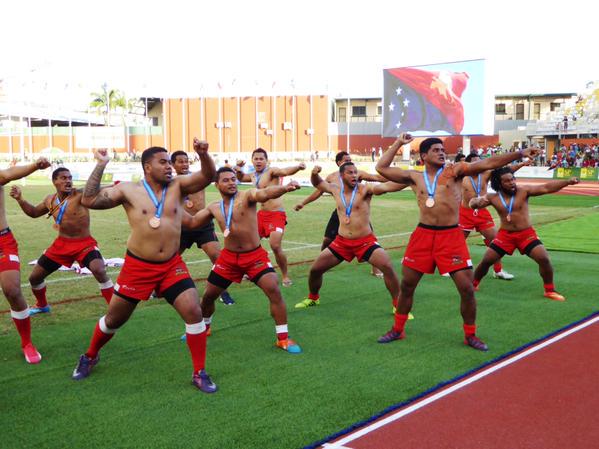 PNG took Gold, Samoa Silver and Tonga Bronze at the 2015 #PacificGames 9s held in PNG. 

nrl.com/png-win-gold-a…

#NRL