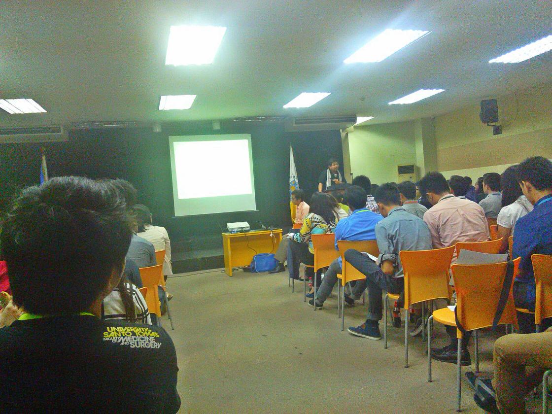 leanlikeachowlo's tweet image. Dr. Clarence Batan atm. @UST_CSC #CLAP2015