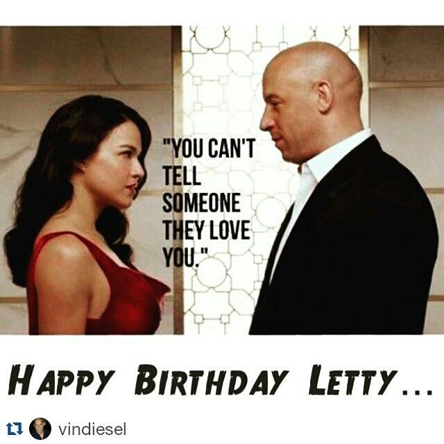 A Happy Birthday wish to from Vin Diesel 