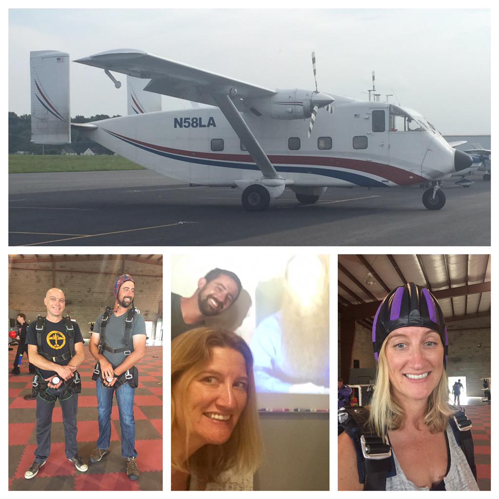 JacquelinePete's tweet photo. Thanks @SkydiveOrange it was a blast! #skydive #firsttime #sundayfunday http://t.co/9oe9c61Sqq