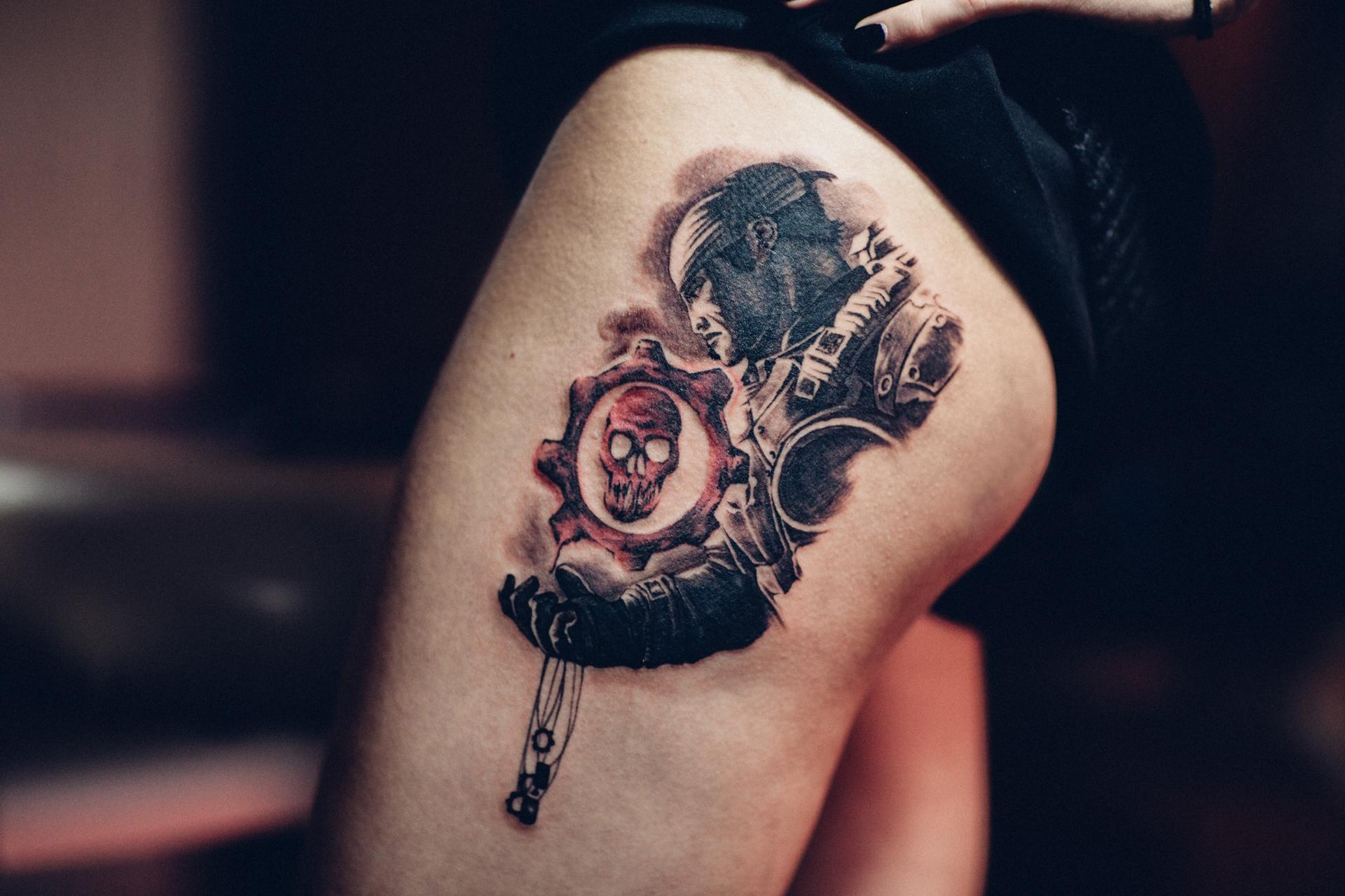 Gears Of War Tattoo Ideen Oshun Tattoo Ideas Printable Figure