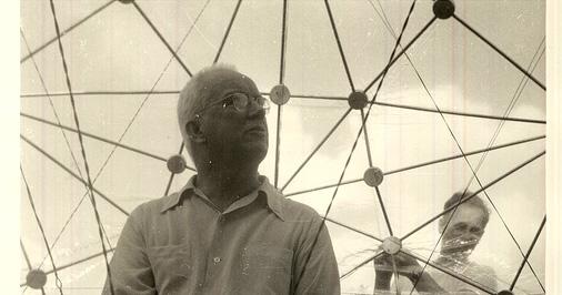 themarginalian's tweet photo. For Buckminster Fuller's 120th birthday today, his timeless manifesto for generalists http://t.co/8yvIcEi3hL http://t.co/TSloPSd7DG