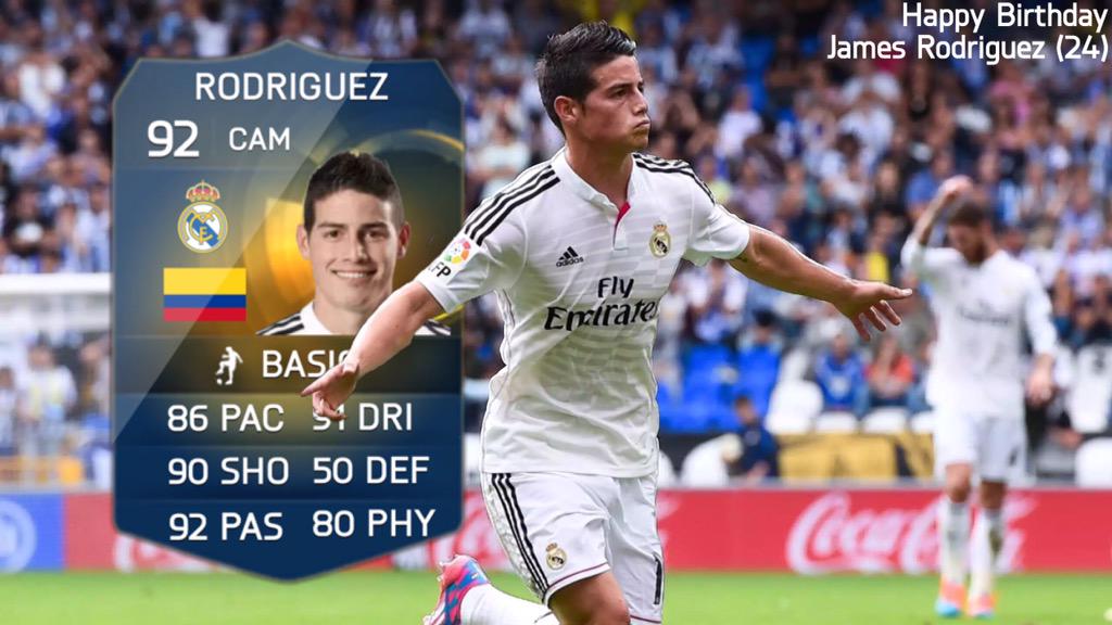 New work and happy birthday James Rodriguez! 