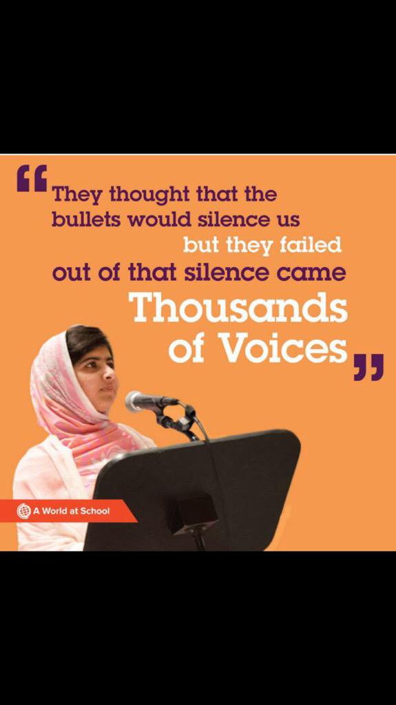 Happy birthday to Malala Yousafzai, a woman who refused to be silenced. 
