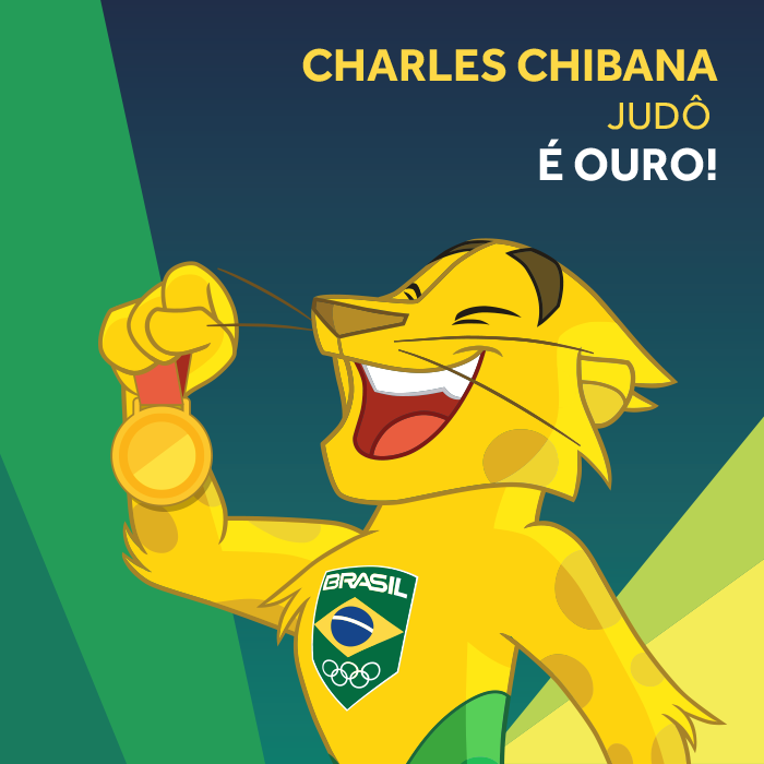 timebrasil's tweet photo. É ourrrooo! Charles Chibana para o Brasil, mais uma medalha de ouro no #Judô! Oss! #Toronto2015 http://t.co/FB6Ctfk2bn