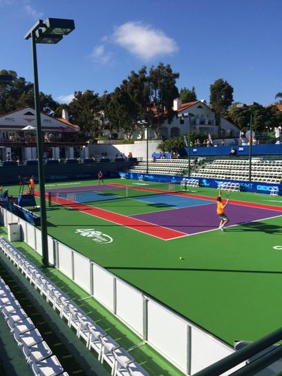 CTstringer's tweet image. Psyched for the first 2015 match of the @SDAviators at La Costa! @Madison_Keys @taylor_fritz97