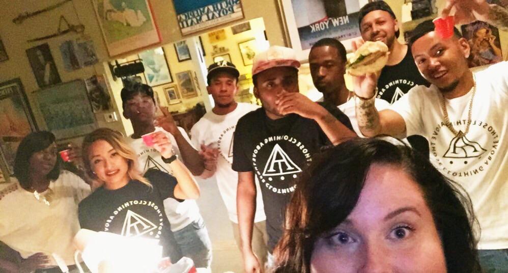 Legit times with the crew! #abovethoseclothing