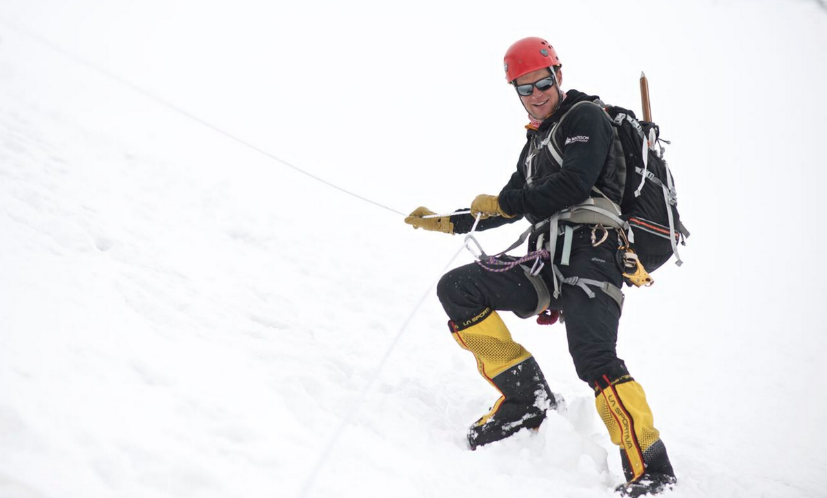 garrettmadison1's tweet photo. Scouting the route today on the Abruzzi ridge. #K22015 @MadisonMtng #K2 #expedition http://t.co/nnGAzhX8Xz http://t.co/AEq4EZzats