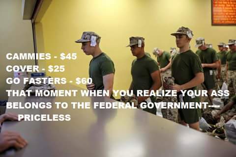 It occurred to me at the counter