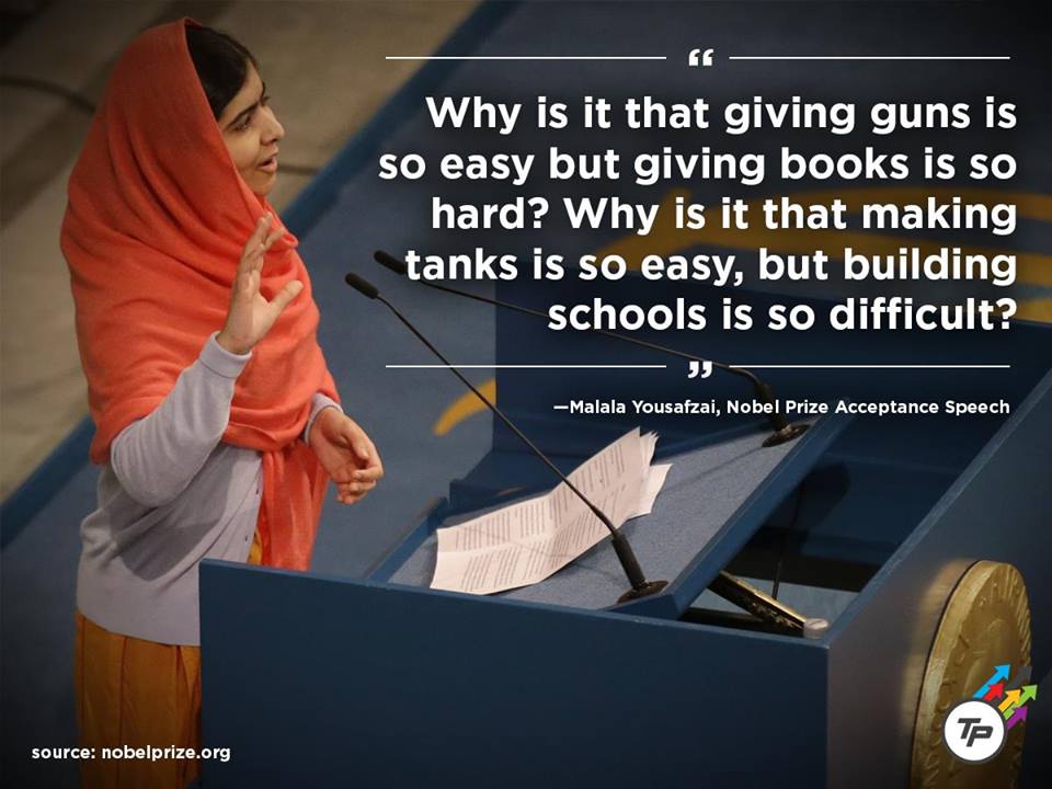 \" Happy 18th birthday Malala Yousafzai 