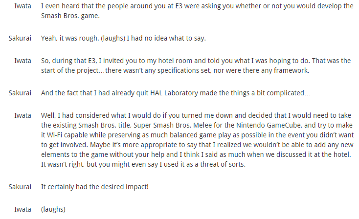 xD1x's tweet image. The venerable Mr Iwata has left an long lasting impression on all of our hearts. As a dedicated smasher, I thank you.