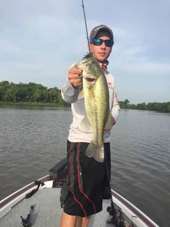 <a href="/codymetzger/">Cody Metzger</a> caught a good fish! #NSUfishing