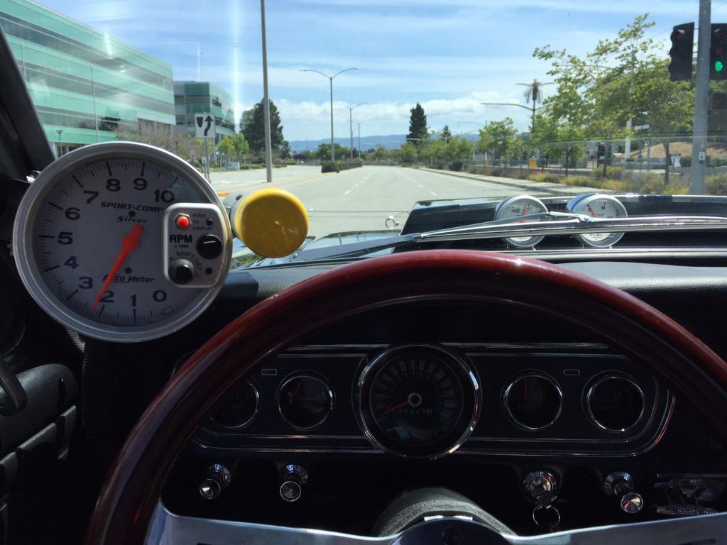 Hyper_Viral's tweet photo. Enjoying some #California sunshine in the 1966 #ford #mustang today! http://t.co/6bKNrVahOK