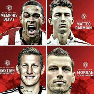 Seberapa banyak RETWEET dari kalian untuk menyambut ke-4 pemain baru Manchester United??? #WELCOME #MUFC #GGMU