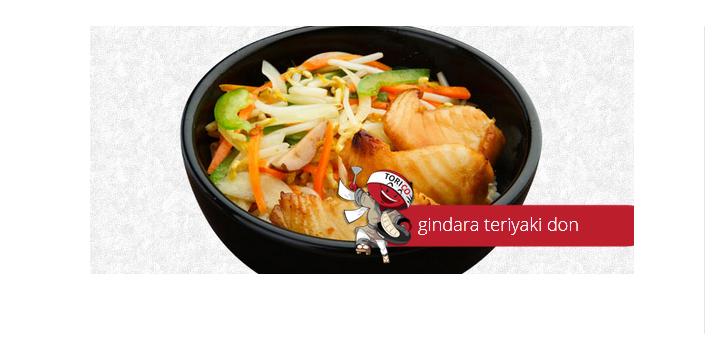 Menu hari ini ada gindara teriyaki don dan pear fruit roll Cocok untuk Menu Berbuka dan Makan siang at <a href="/toricoresto/">Torico Restaurant</a>