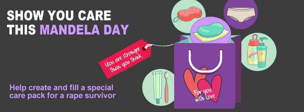 RapeCrisis's tweet image. Sign up for our #mandeladay Care Pack Drive: bit.ly/1HpCX7a - use your 67 minutes to support a rape survivor!