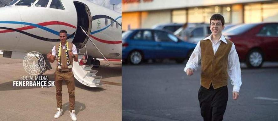 paddypower's tweet photo. Van Persie taking inspiration from his style icon, McLovin. http://t.co/1sxZlwJGWG