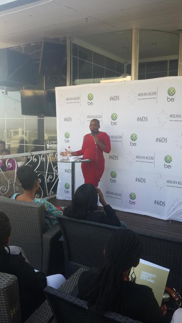 cancellingacc's tweet image. What a weekend! Sgotti founder Tebogo Matenge at a Molaya Kgosi event on Entrepreneurship. #6DS. Great reception!