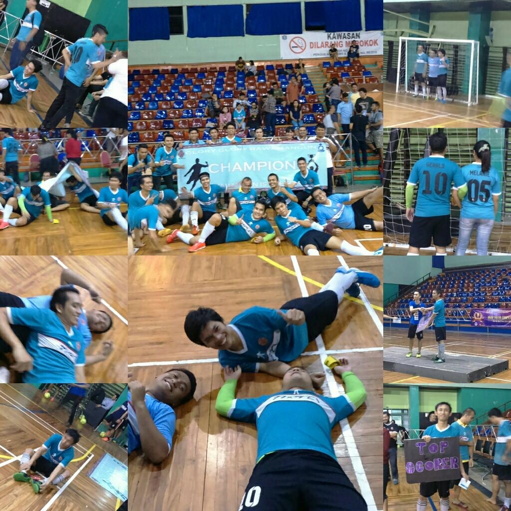 Dibawa topi jerami,ku susuri terik matahari berulang kali ikut kompetisi HKBP Rawamangun pasti angkat thropy!!