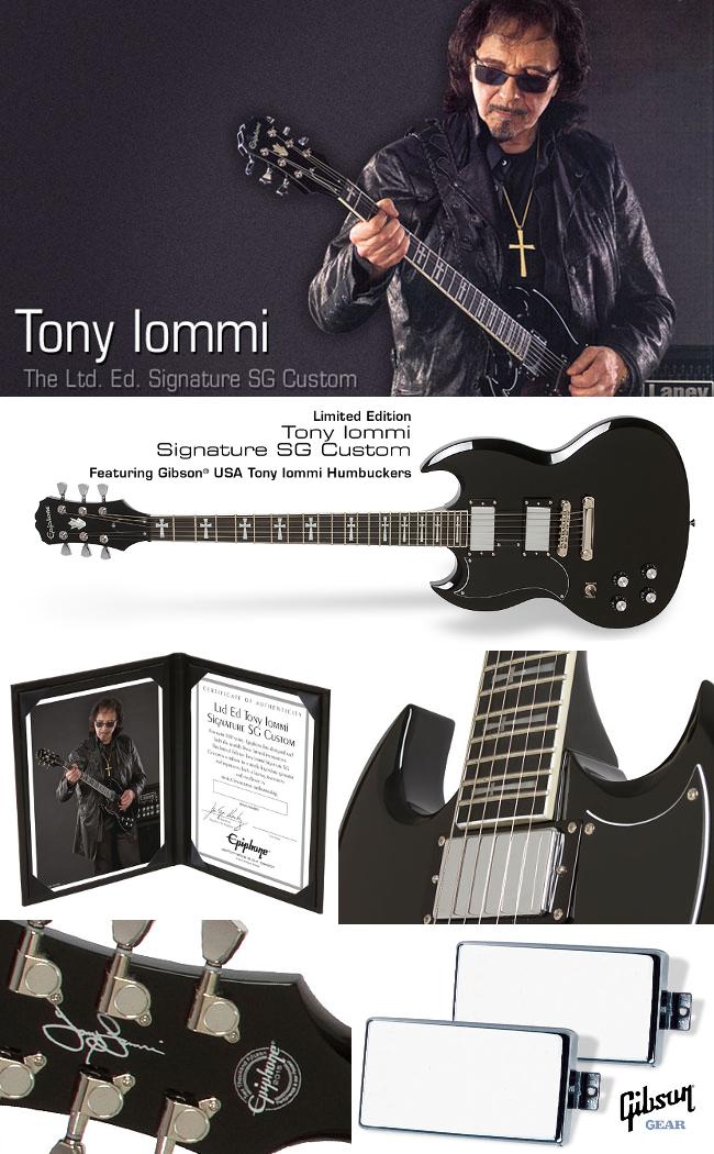 近日入荷】Epiphoneからメタル界のゴッドファーザー、トニー・アイオミ