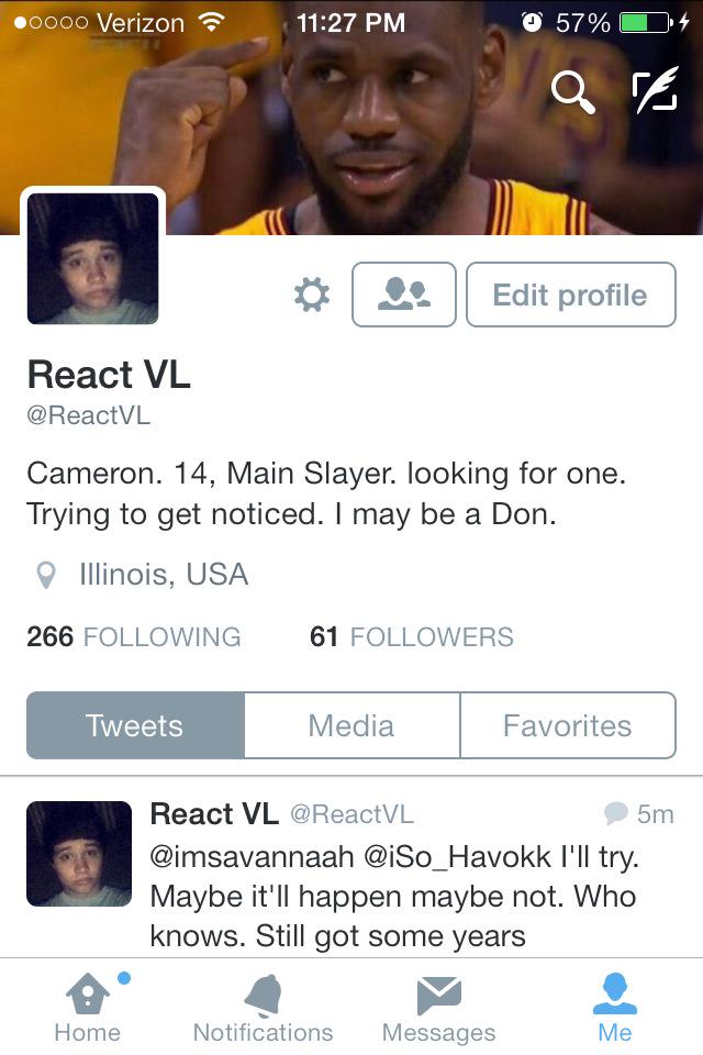 ReactVL's tweet image. @imsavannaah @iSo_Havokk Lmao had to change it.. Wasn't quite right. 😁