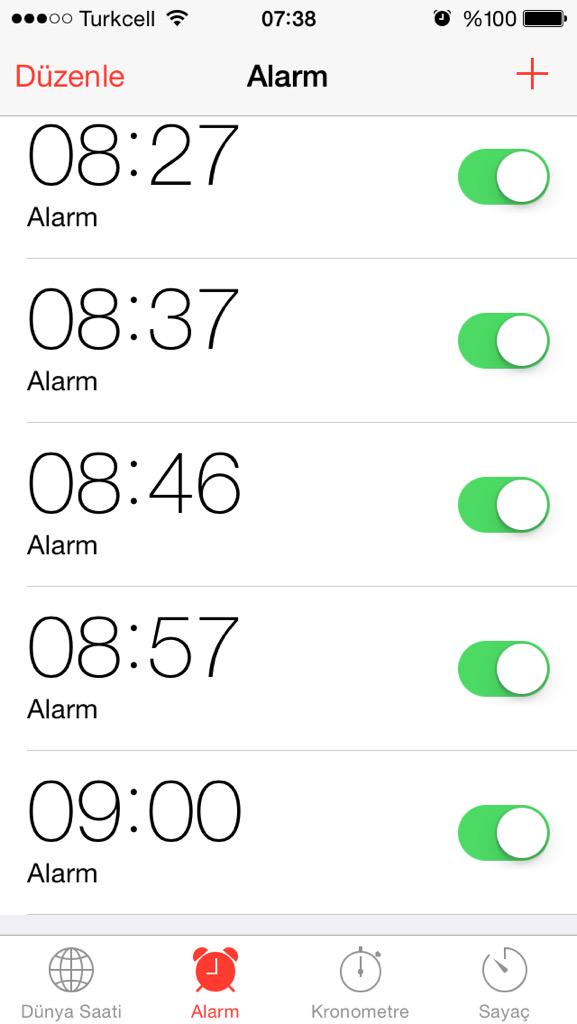 Ömer'in telefonuna böyle bi şey Yaptım. Daha da uyanmazsa gömelim diyorum.