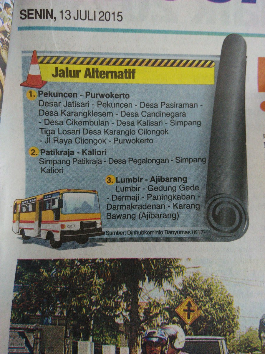 Ini tiga jalur alternatif saat masuk wilayah Banyumas <a href="/icdxc/">Indonesia Corolla DX</a>