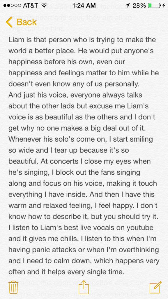 SexyLikePayne's tweet image. I made a rant about Liam being under appreciated