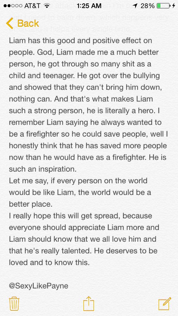 SexyLikePayne's tweet image. I made a rant about Liam being under appreciated