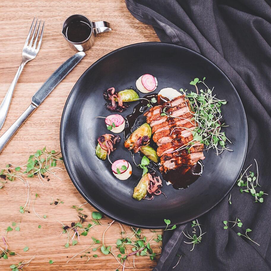 Twice cooked and twice as nice pork belly updated with a new honey &amp; parsnip purée.