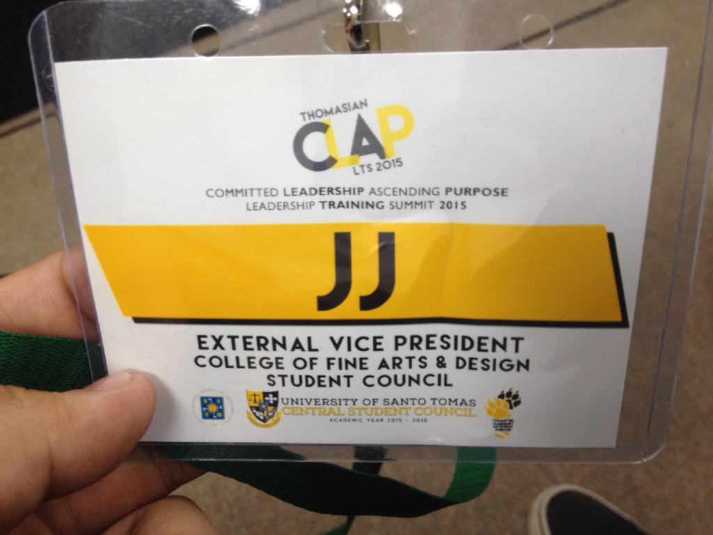 jonjoshuasantos's tweet image. #CLAP2015