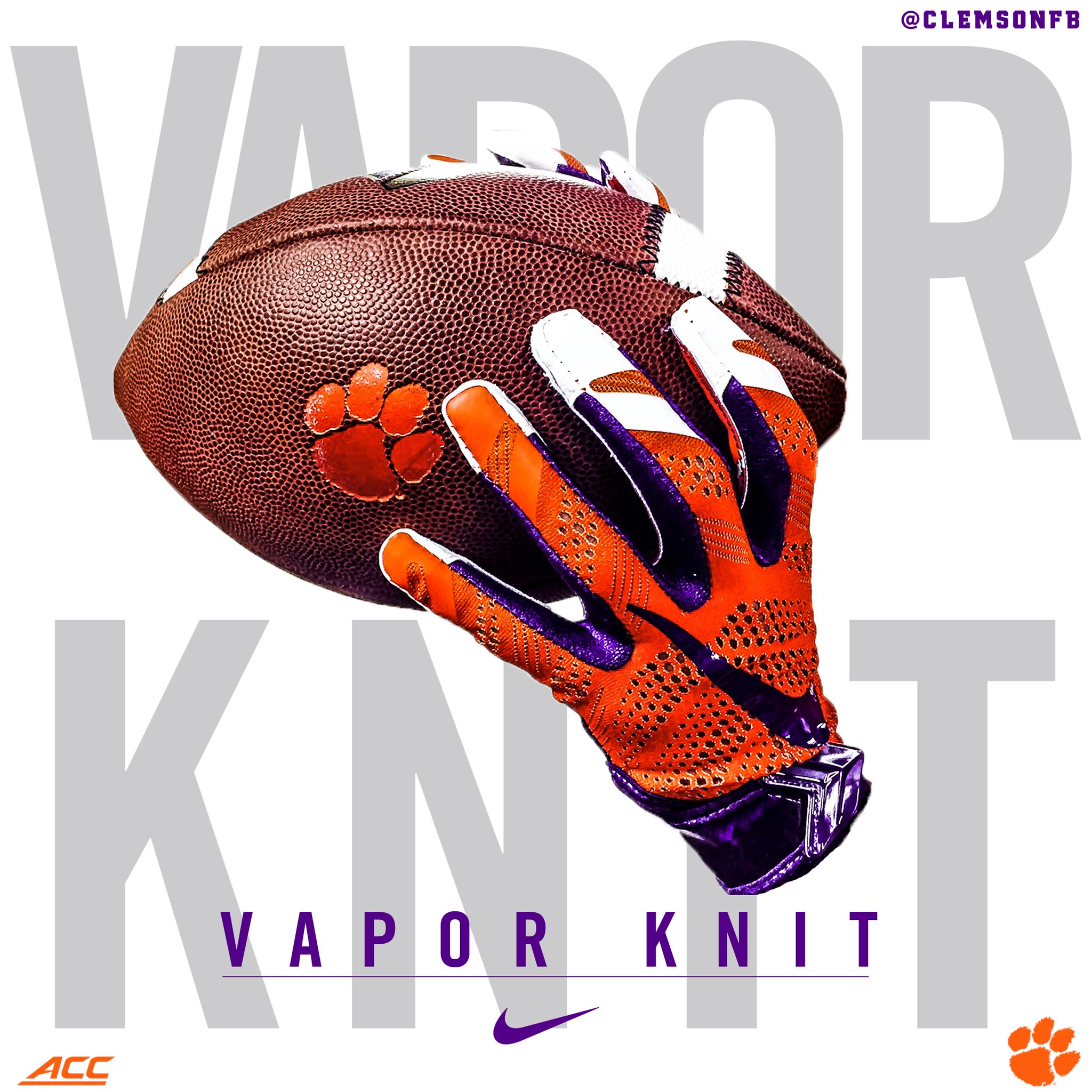 clemson wide receiver gloves