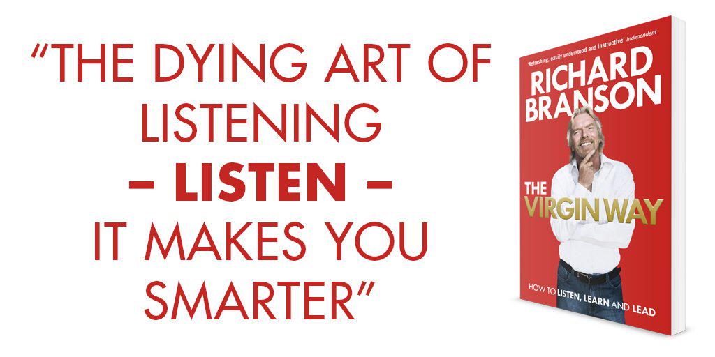 richardbranson's tweet image. The dying art of listening – and how to save it virg.in/tdl