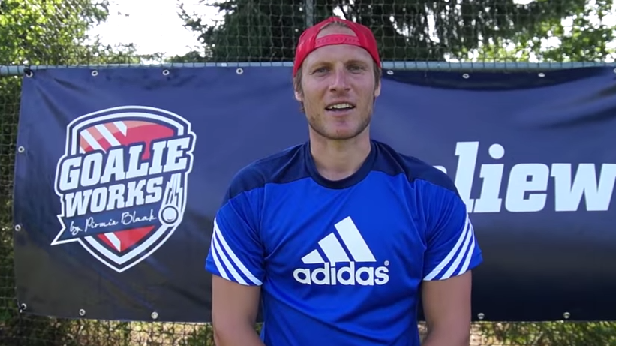 BOIPnews's tweet photo. Pirmin Blaak, keeper NL hockeyteam, vertelt waar zijn merk 'Goalieworks' voor staat http://t.co/1Ye0U0aTha http://t.co/g3GFK9B7K2